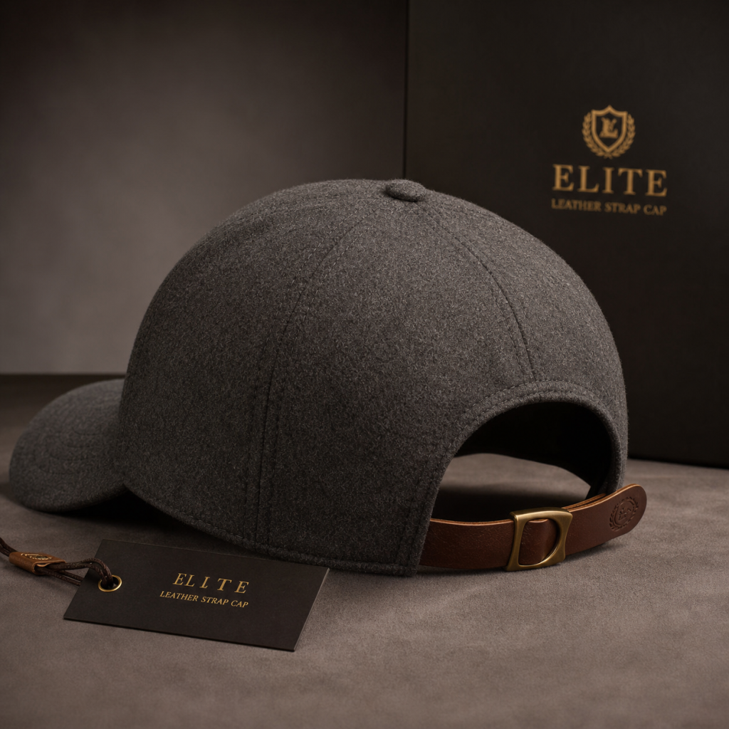Elite Leather Strap Cap